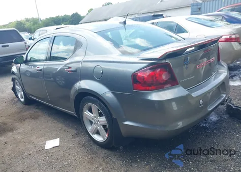 2013 Dodge Avenger Se из США, поврежденный, VIN 1C3CDZAB7DN648891